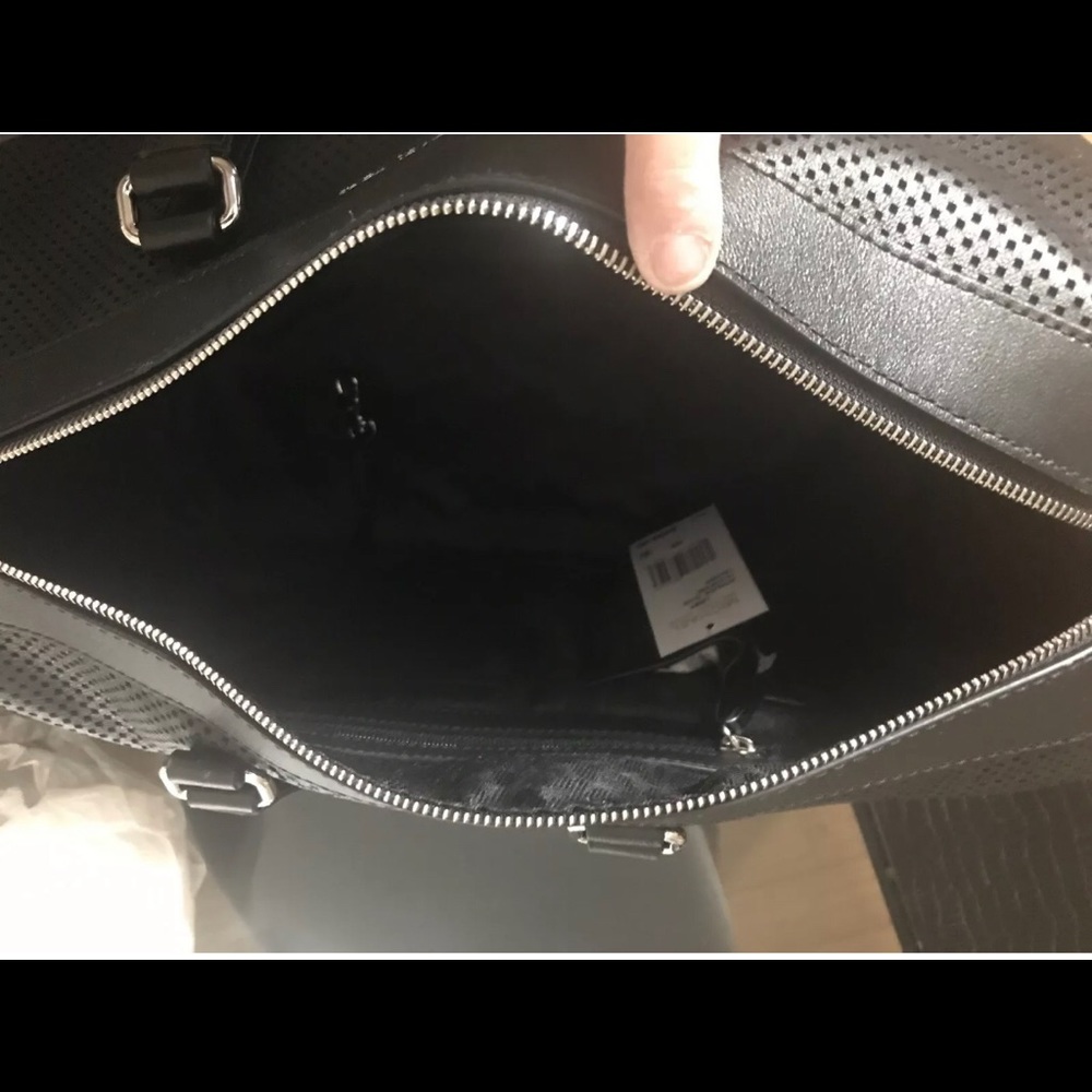Michael Kors Libby Perforated Leather Gym Bag - Picture 10 of 10